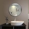 Ketcham Frosted Glass Edge Mirror LED Mirror, 24 W, 100/240 VAC - 50/60 Hz. CRI >= 85, White Baked Enamel ORB-24P - alternate 3